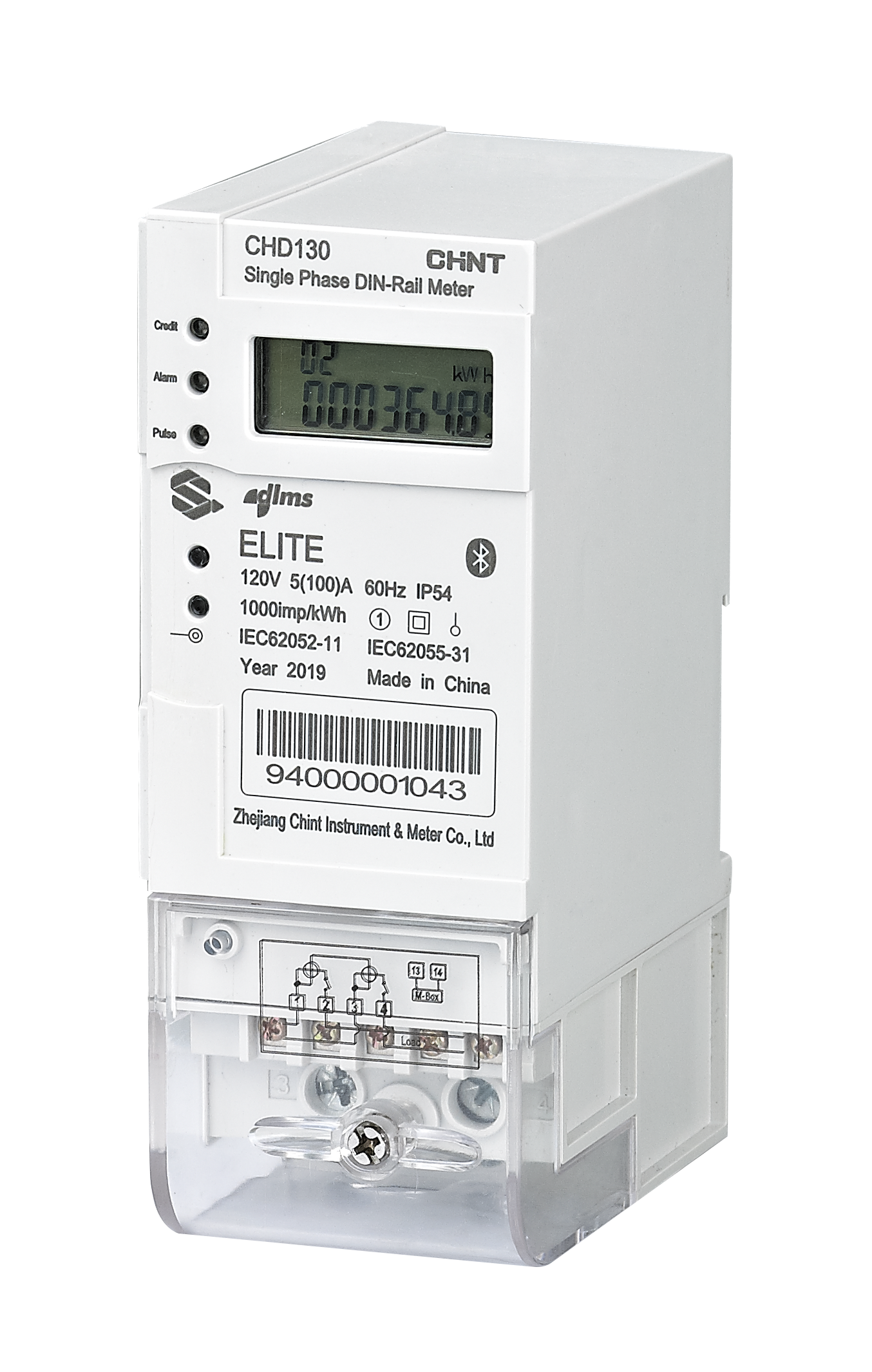 CHD130 Single Phase DIN-Rail Meter